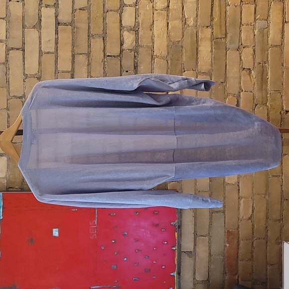 Acrobat linen cocoon cardigan, size S, blue - Picture 3 of 4